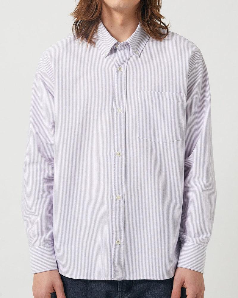 Stripe Oxford LS - Green Product Image