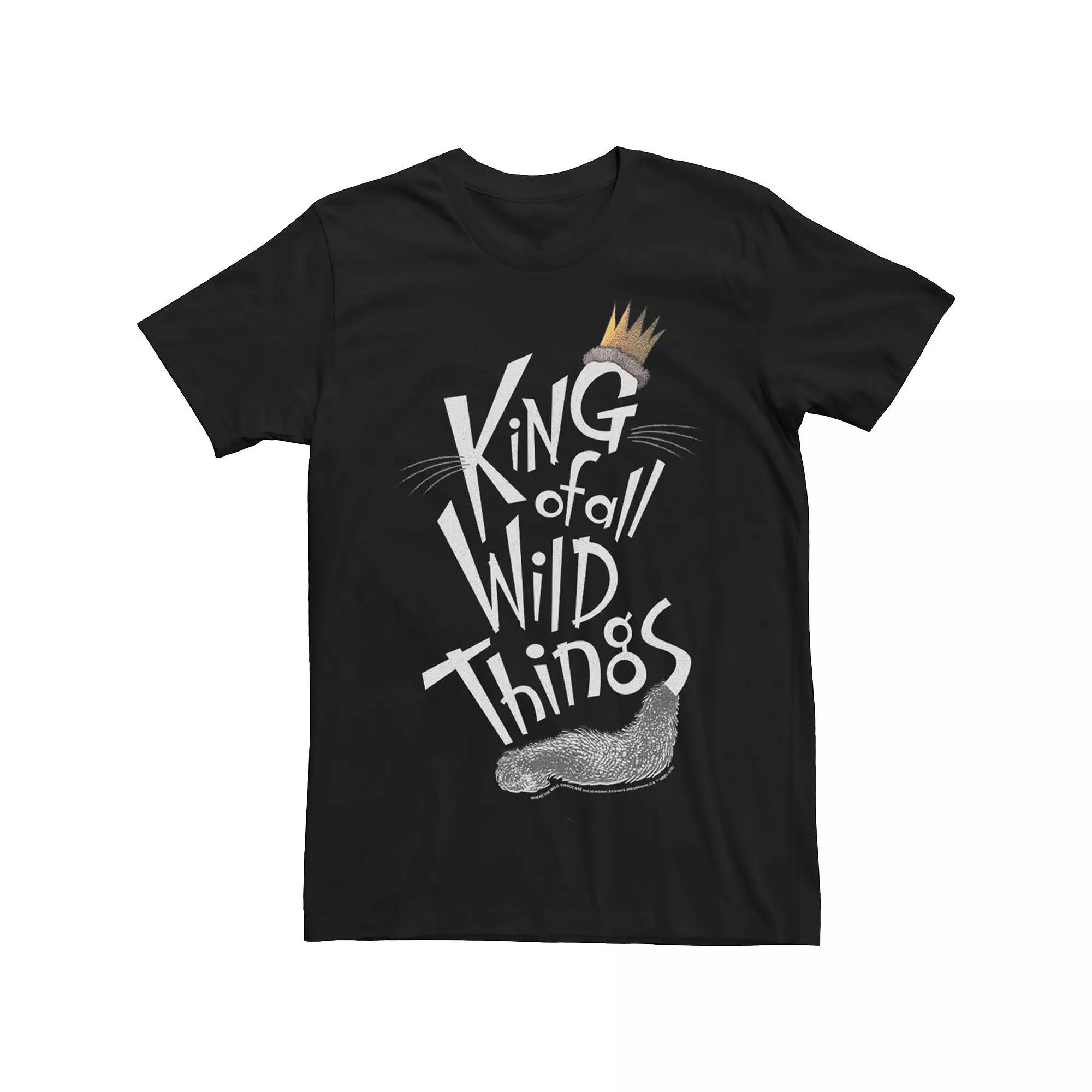 Men's Where The Wild Things Are King Of All Wild Things Poster Tee,  Product Image