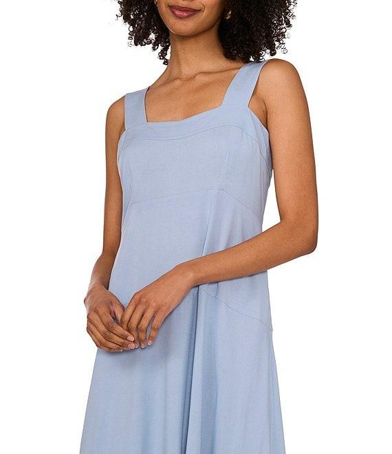 Vince Camuto Square Neck Sleeveless Shift Maxi Dress Product Image
