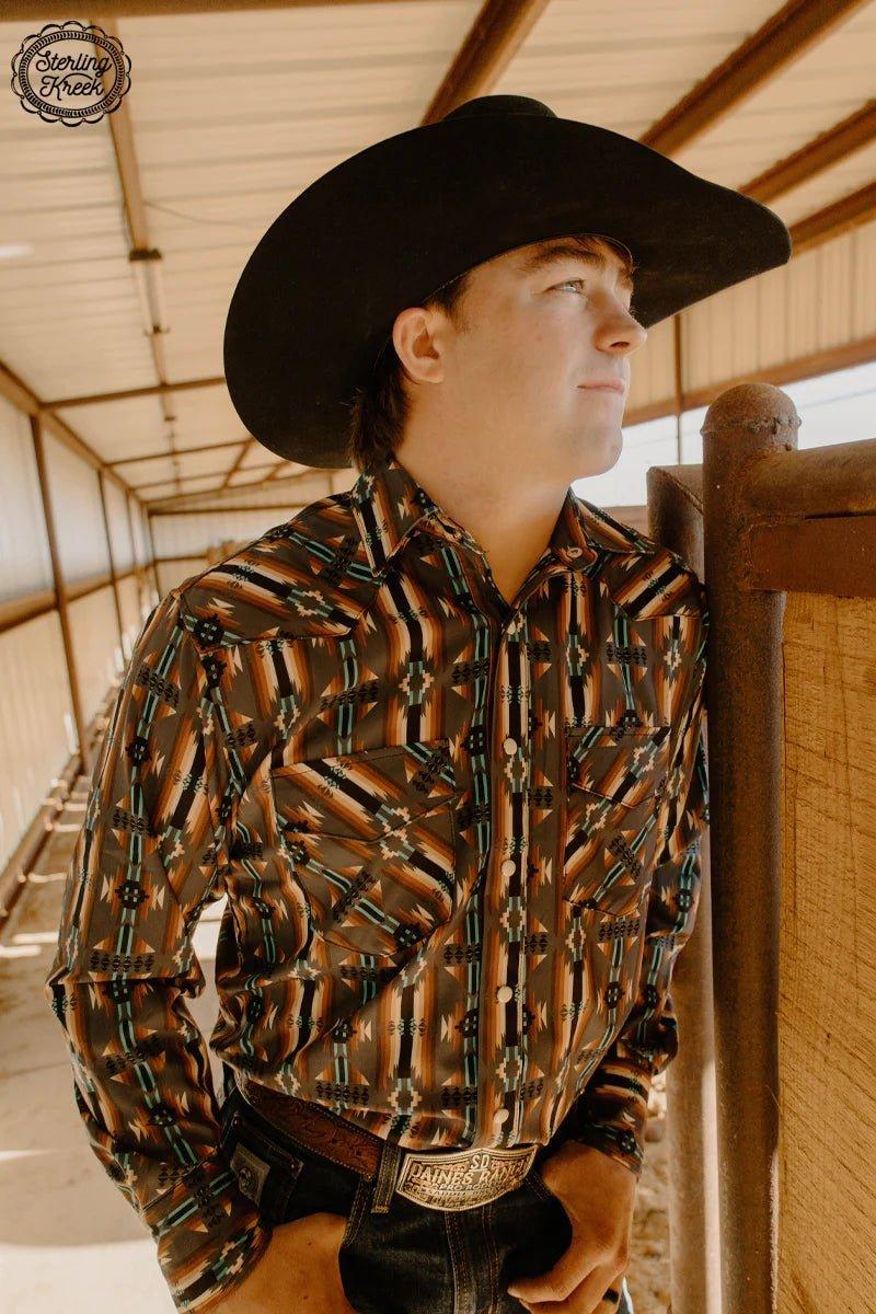 Mens Buffalo Bill Button Up Male Product Image