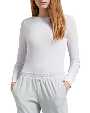 Michael Stars Juliet Long-Sleeve Waffle-Knit Tee Product Image