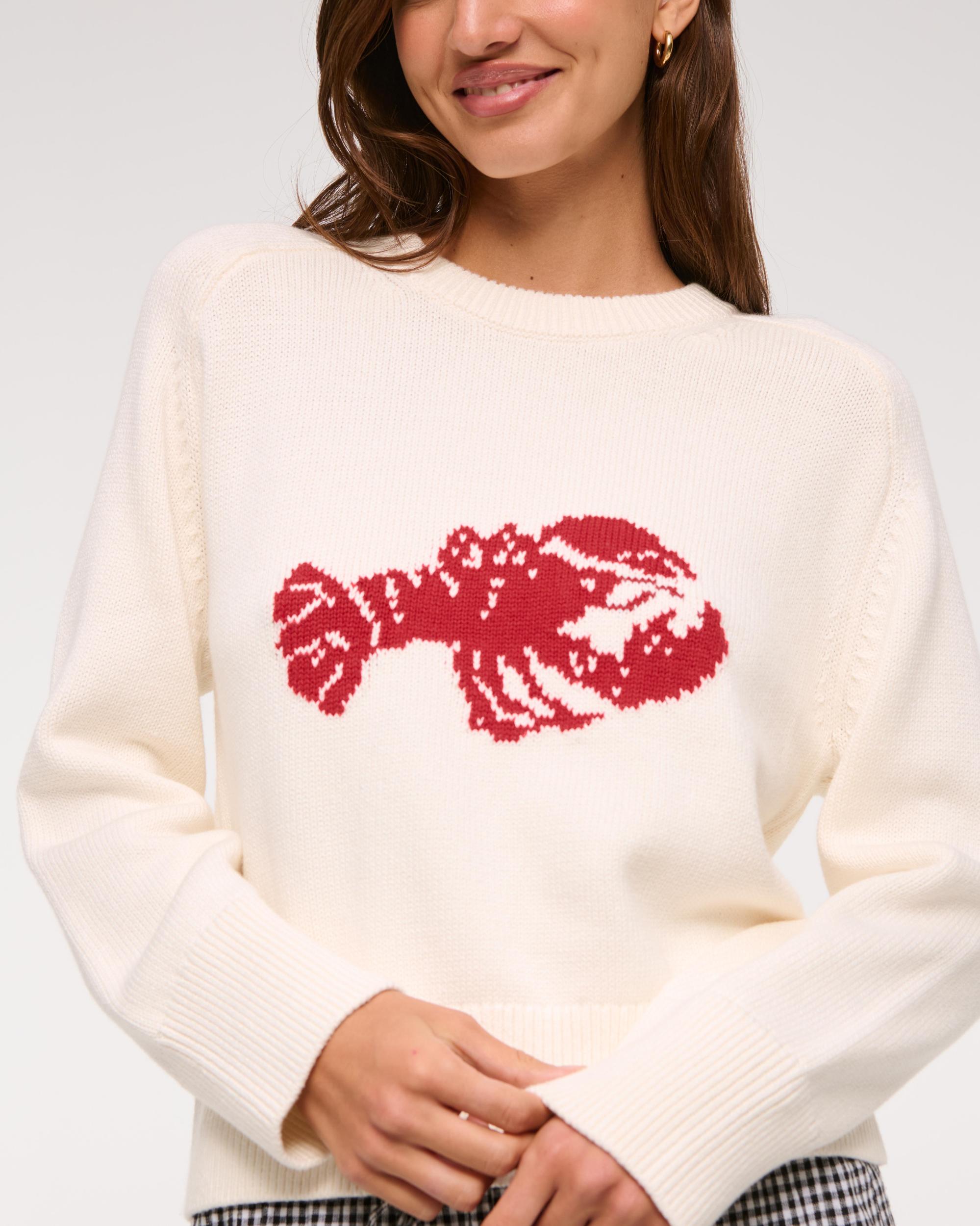 The A&F Madeline Crew Sweater Product Image