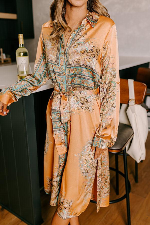 Glam Lifestyle Satin Midi Product Image