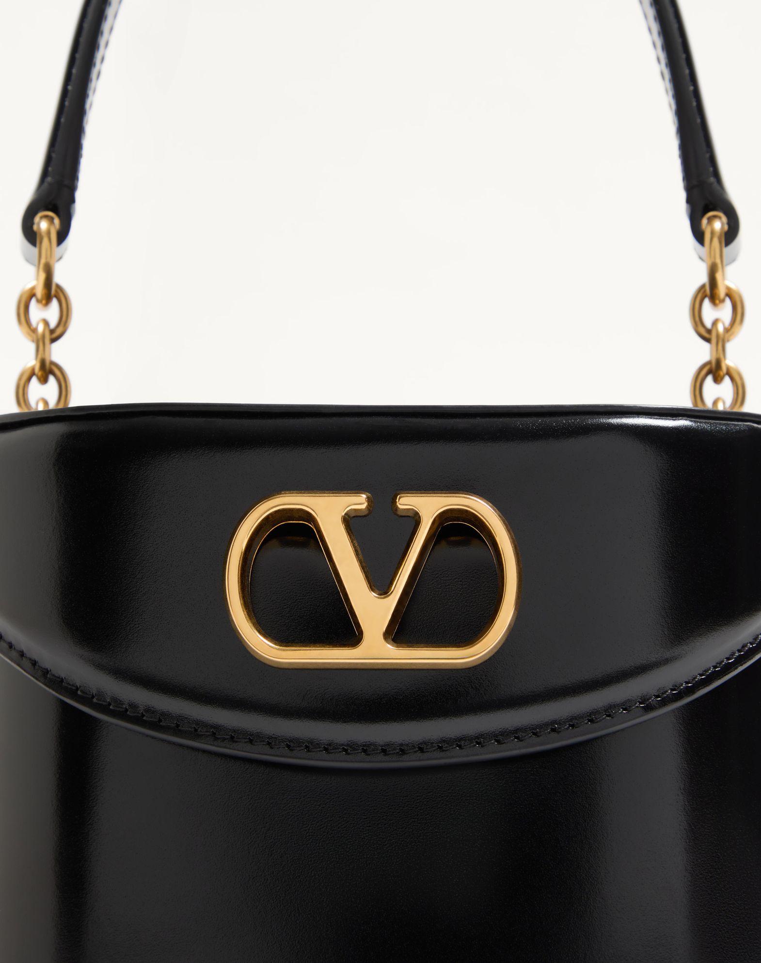 Valentino Garavani Vain Vanity Bag In Shiny Calfskin Product Image