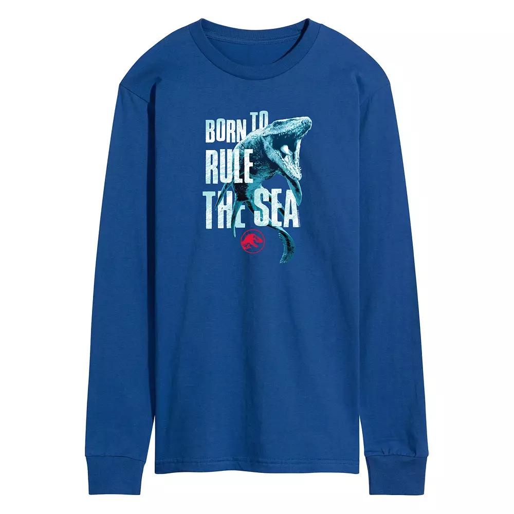 Men's Jurassic World Born To Rule The Sea Long Sleeve,  Product Image