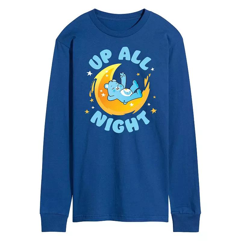 Men's Care Bears Unlock The Magic Up All Night Long Sleeve Graphic Tee,  Product Image