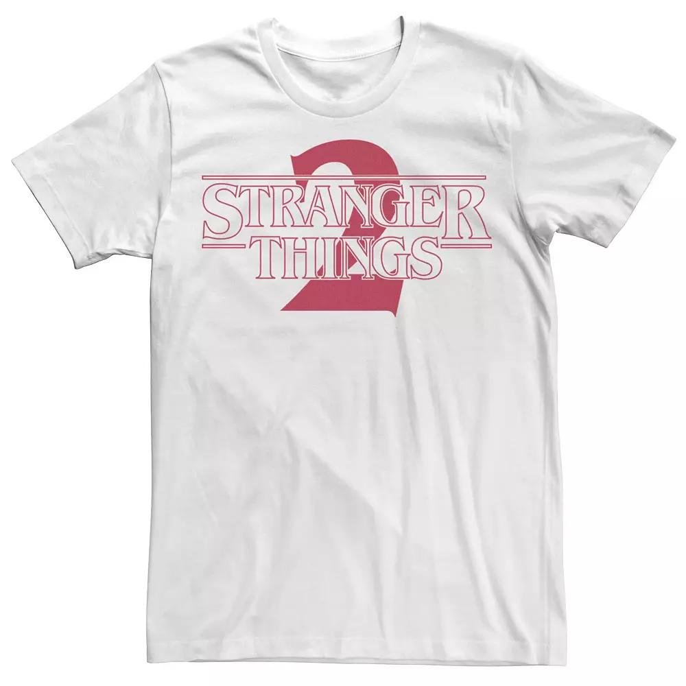 Men's Netflix Stranger Things 2 Solid Logo Tee,  Product Image