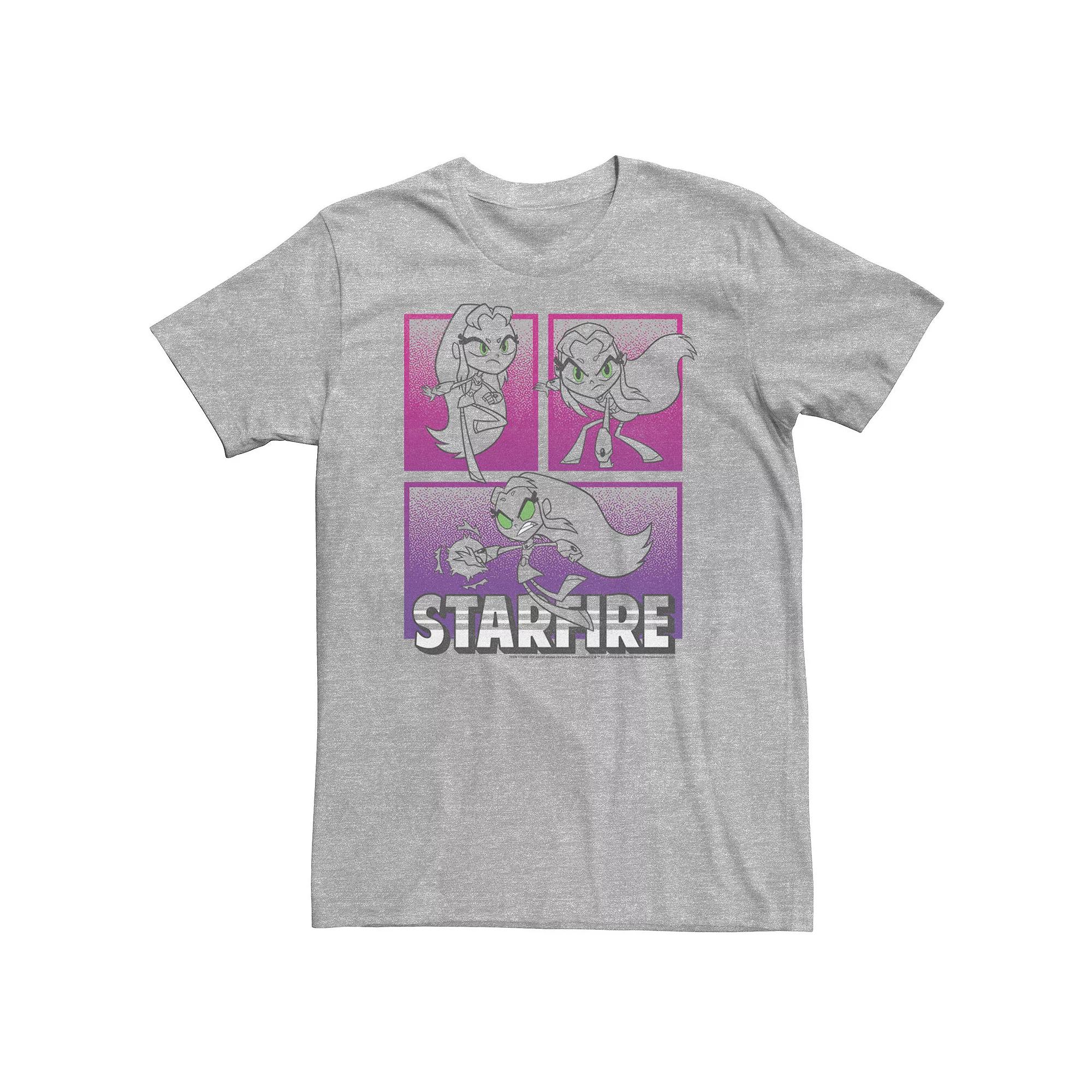 Big & Tall DC Comics Teen Titans Go! Starfire Action Panels Graphic Tee, Men's,  Product Image