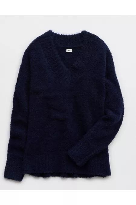 Aerie Teddy Boucle Sweater Women's Product Image