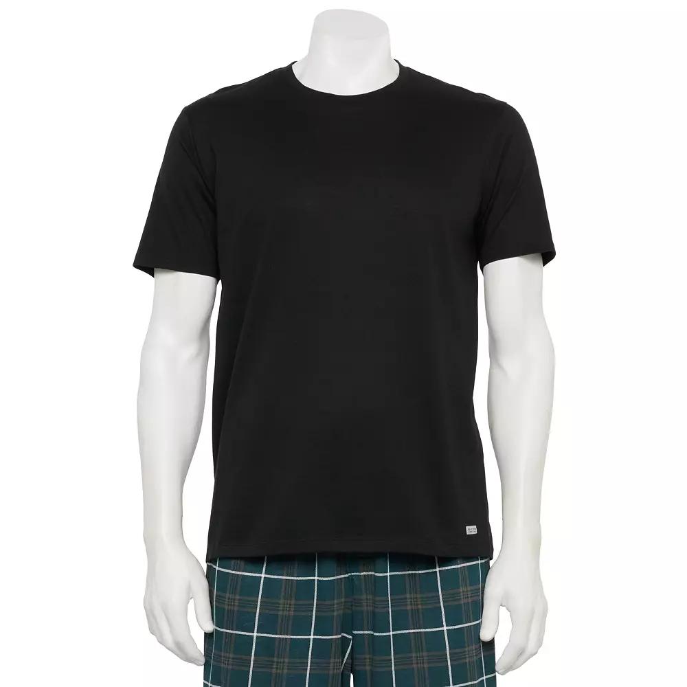 Men's Kenneth Cole Reaction Crewneck Undershirts 3-Pack, Size: Large, Black Product Image