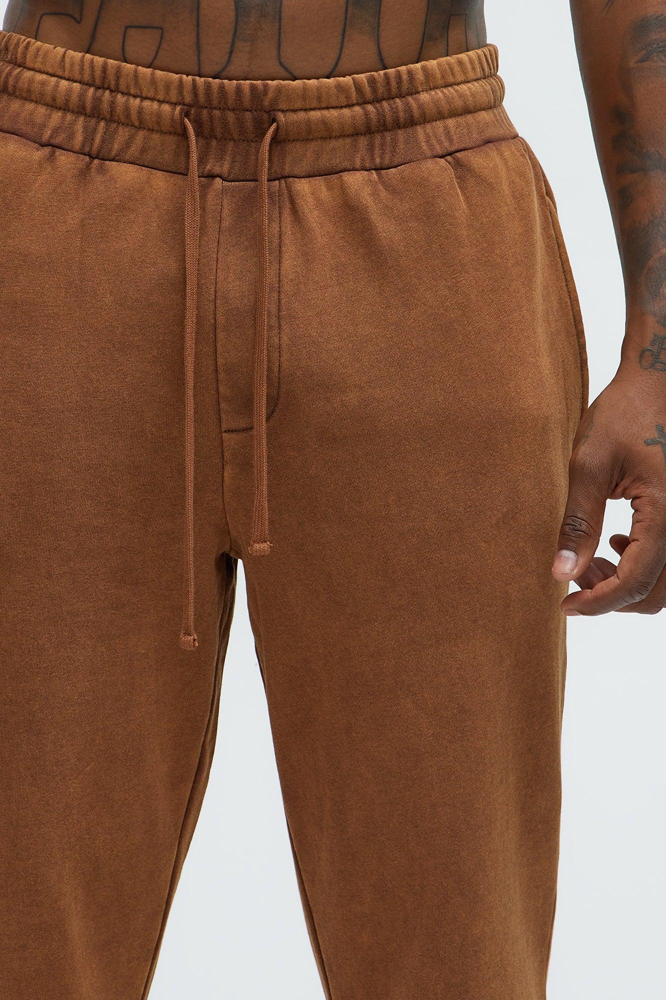 Tyson Heavy Wash Jogger - Dark Brown Product Image