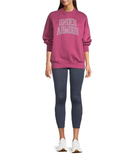 Under Armour Rival Fleece Varsity Crew Neck Long Sleeve Sweatshirt Product Image