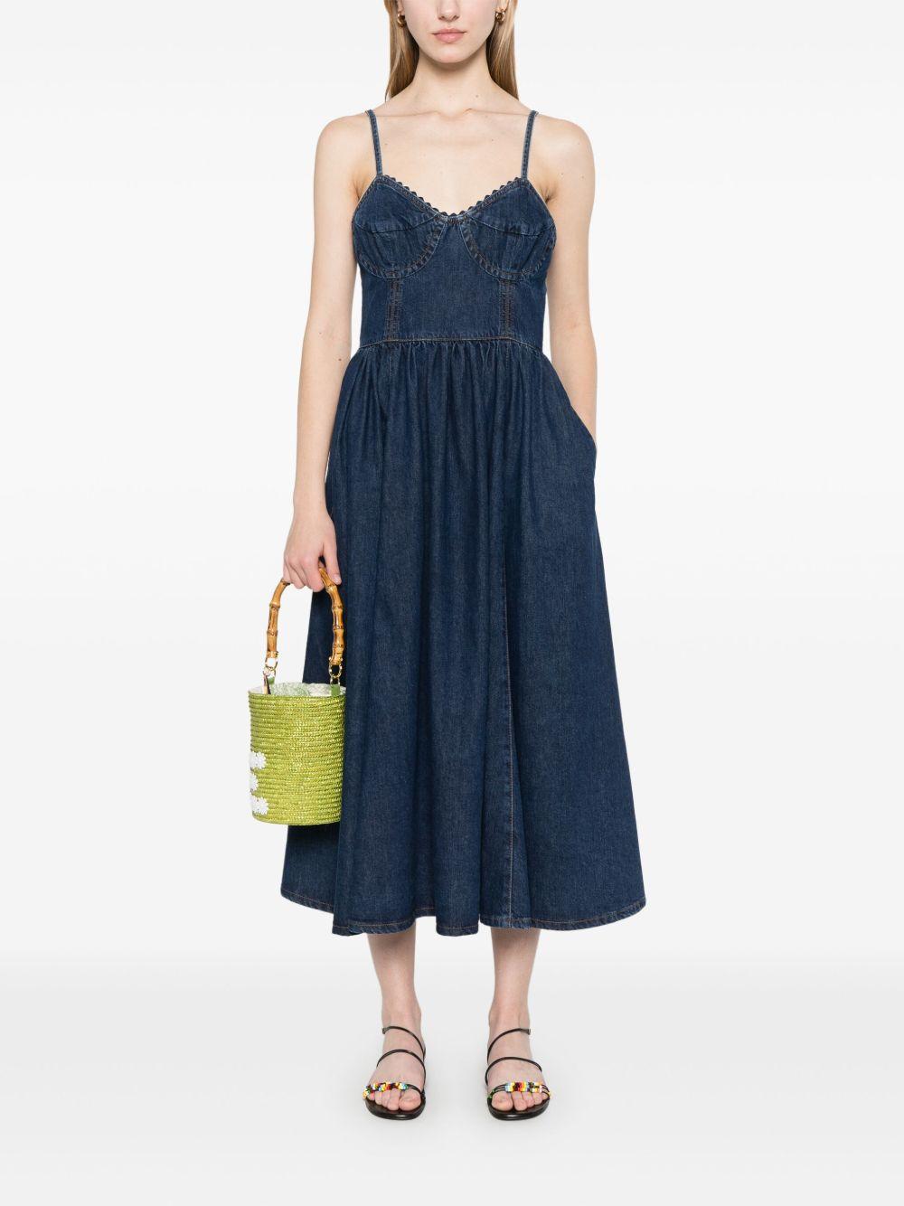 denim midi dress Product Image