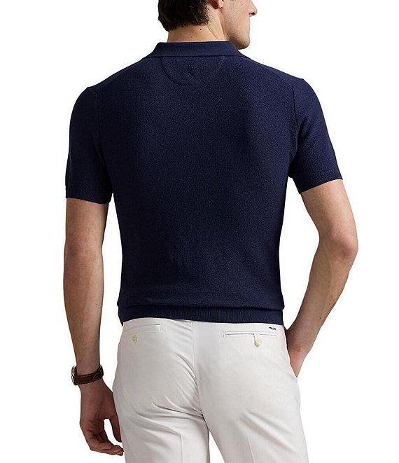 Polo Ralph Lauren RLX Golf Mesh-Knit Performance Stretch Short Sleeve Sweater Polo Shirt Product Image