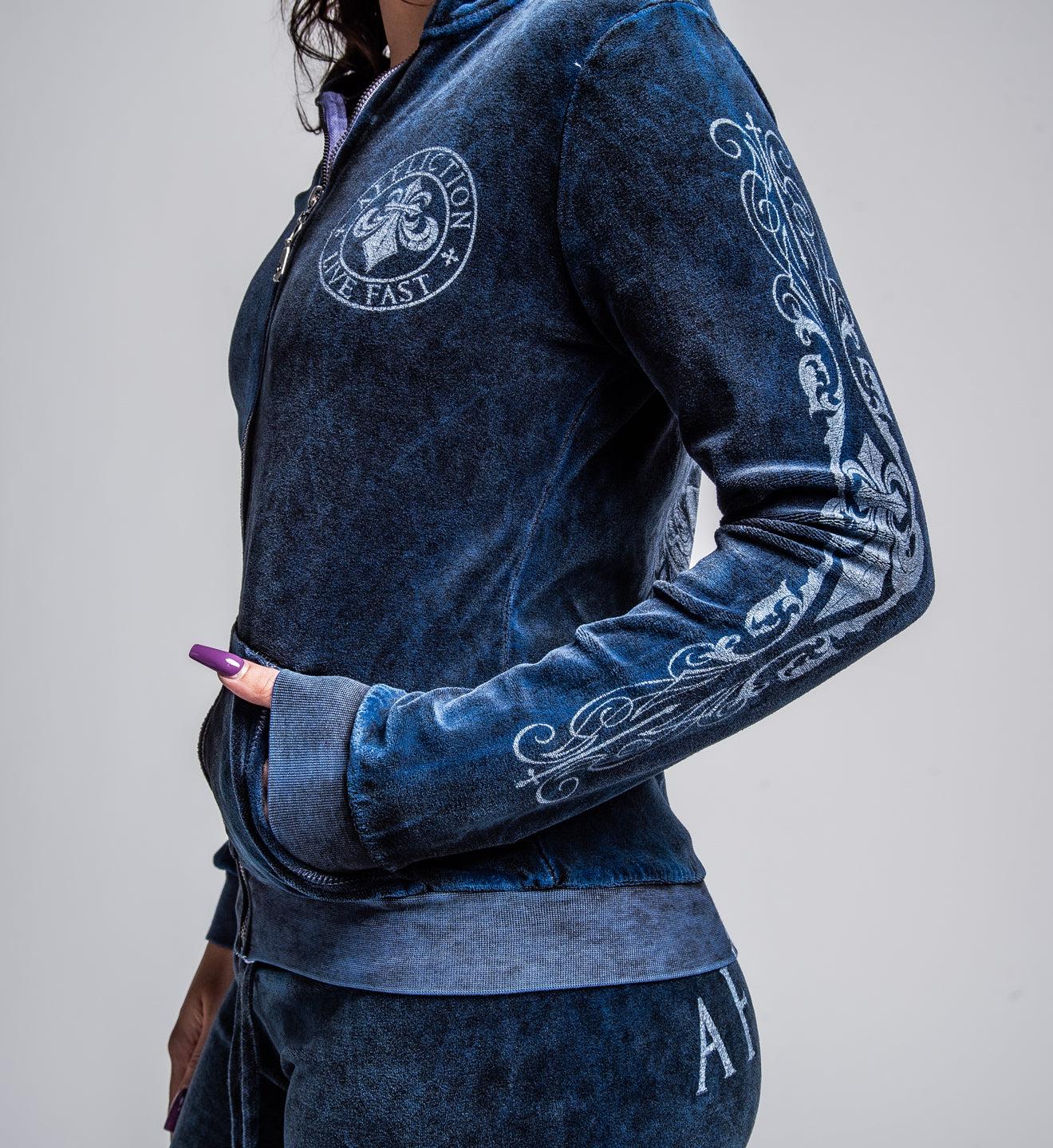Simulation Zip Hood Female Product Image