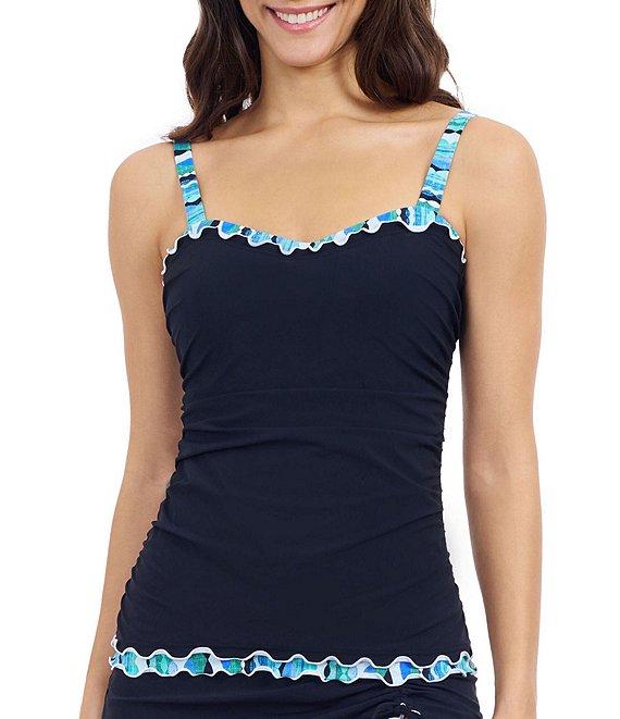 Profile By Gottex Bachata Side Slit High Waist Skirted Swim Bottom Product Image