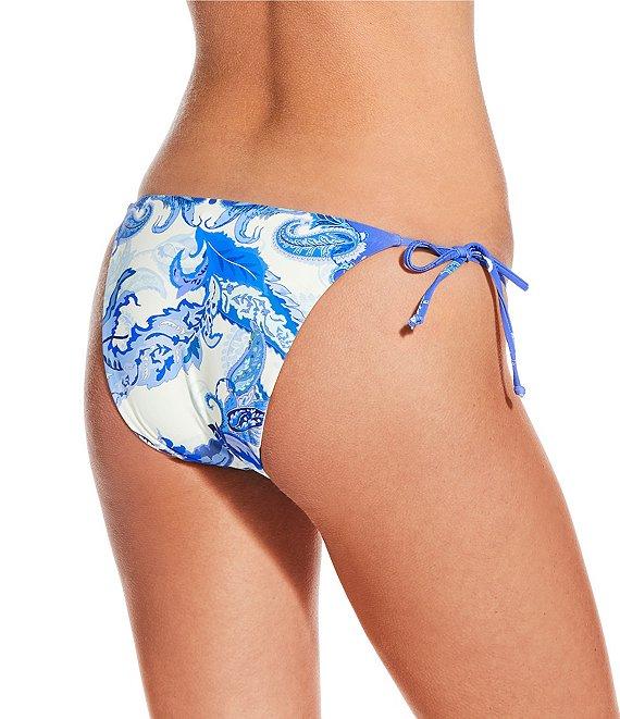 Gianni Bini Paisley Tie Side Swim Bottom Product Image