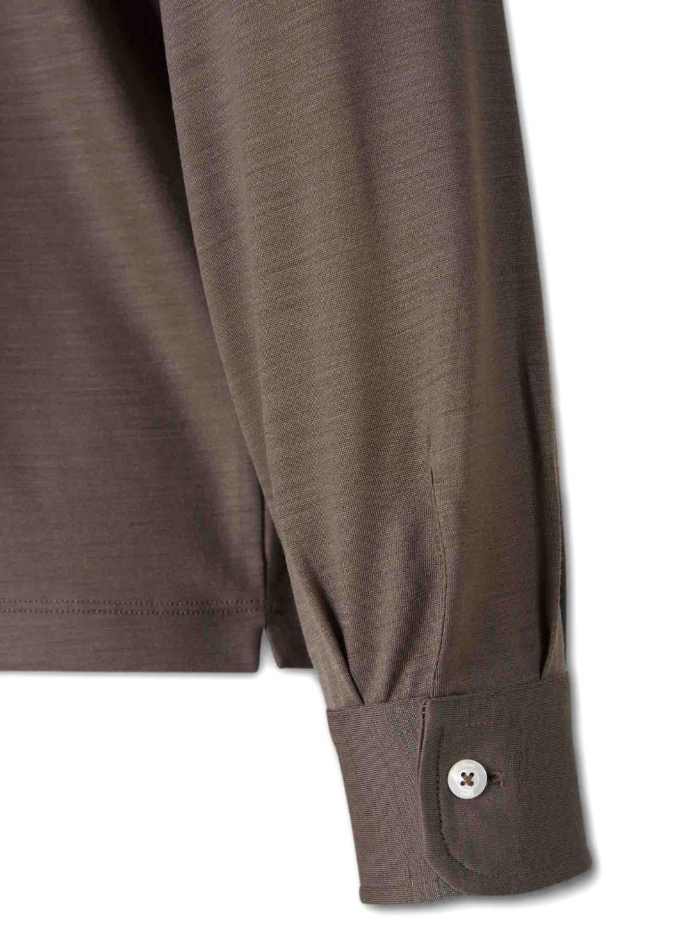 long-sleeve polo shirt Product Image