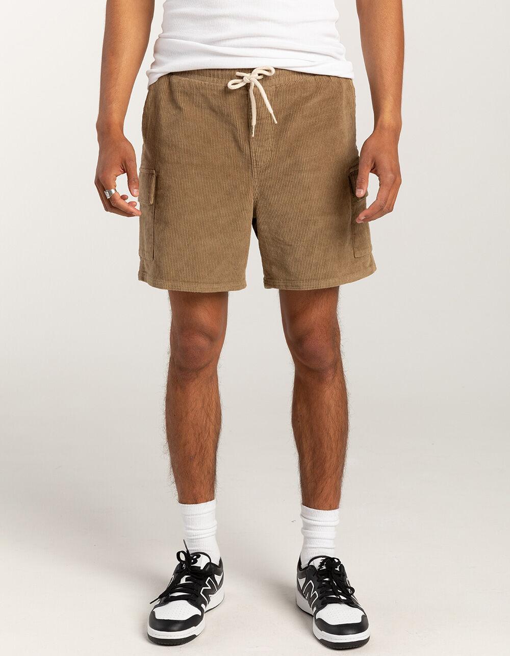RSQ Mens Cord Cargo Pull On Shorts - SURPLUS Product Image