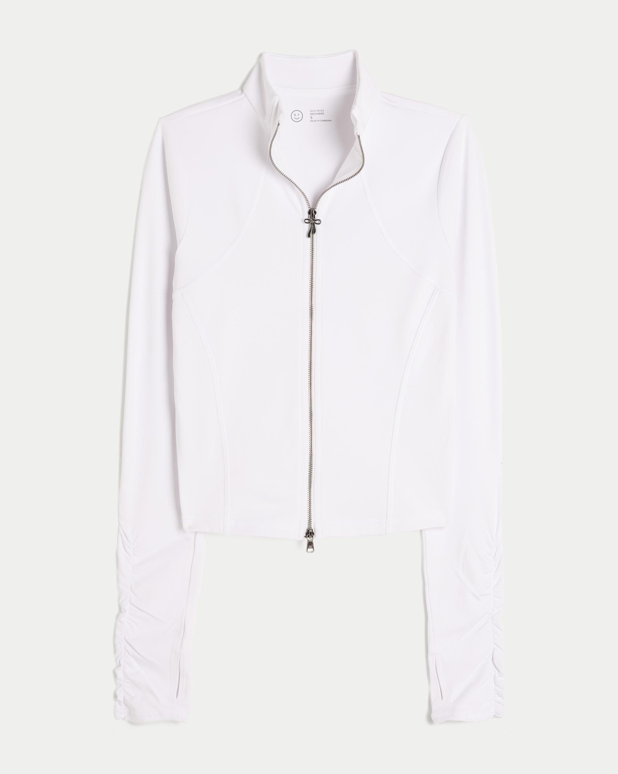 Gilly Hicks Active Recharge Bow Double Zip Jacket Product Image