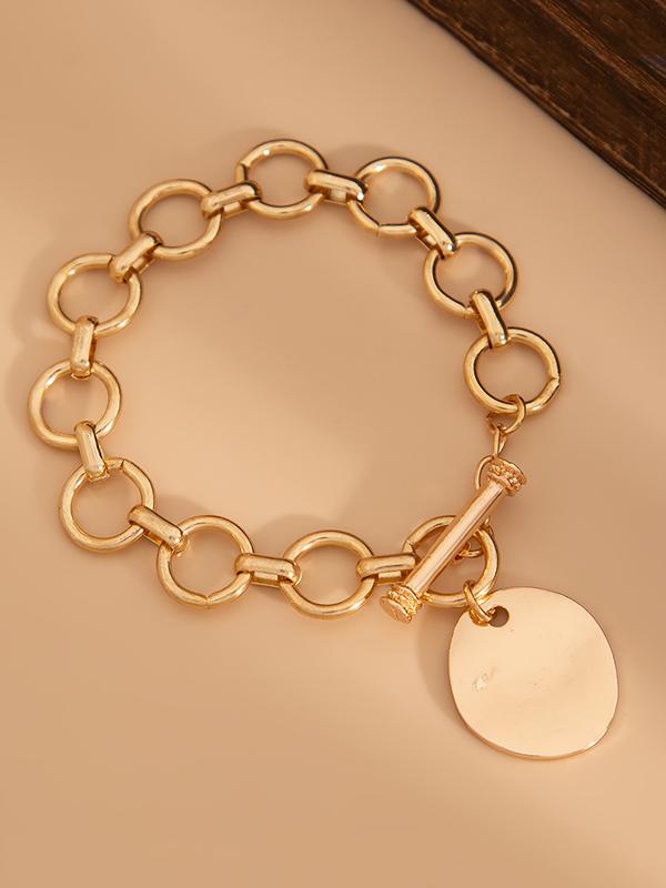 Normcore Chains Geometric Bracelet Accessories Product Image
