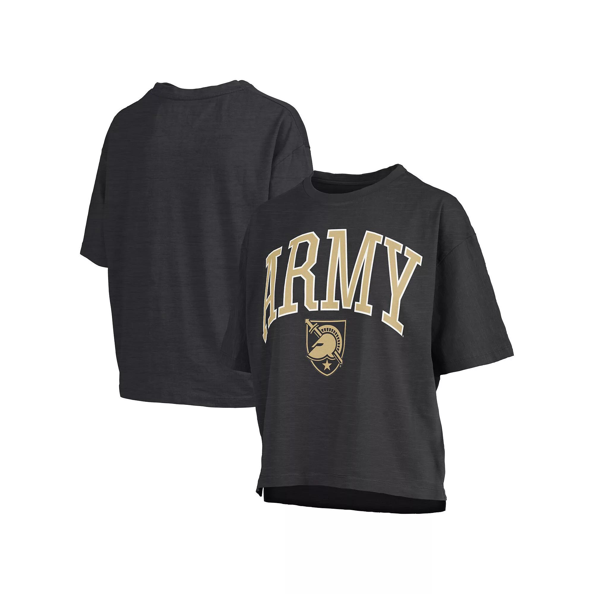 Women's Pressbox Black Colorado Buffaloes Nelson Arch Over Logo Waist Length Over Product Image