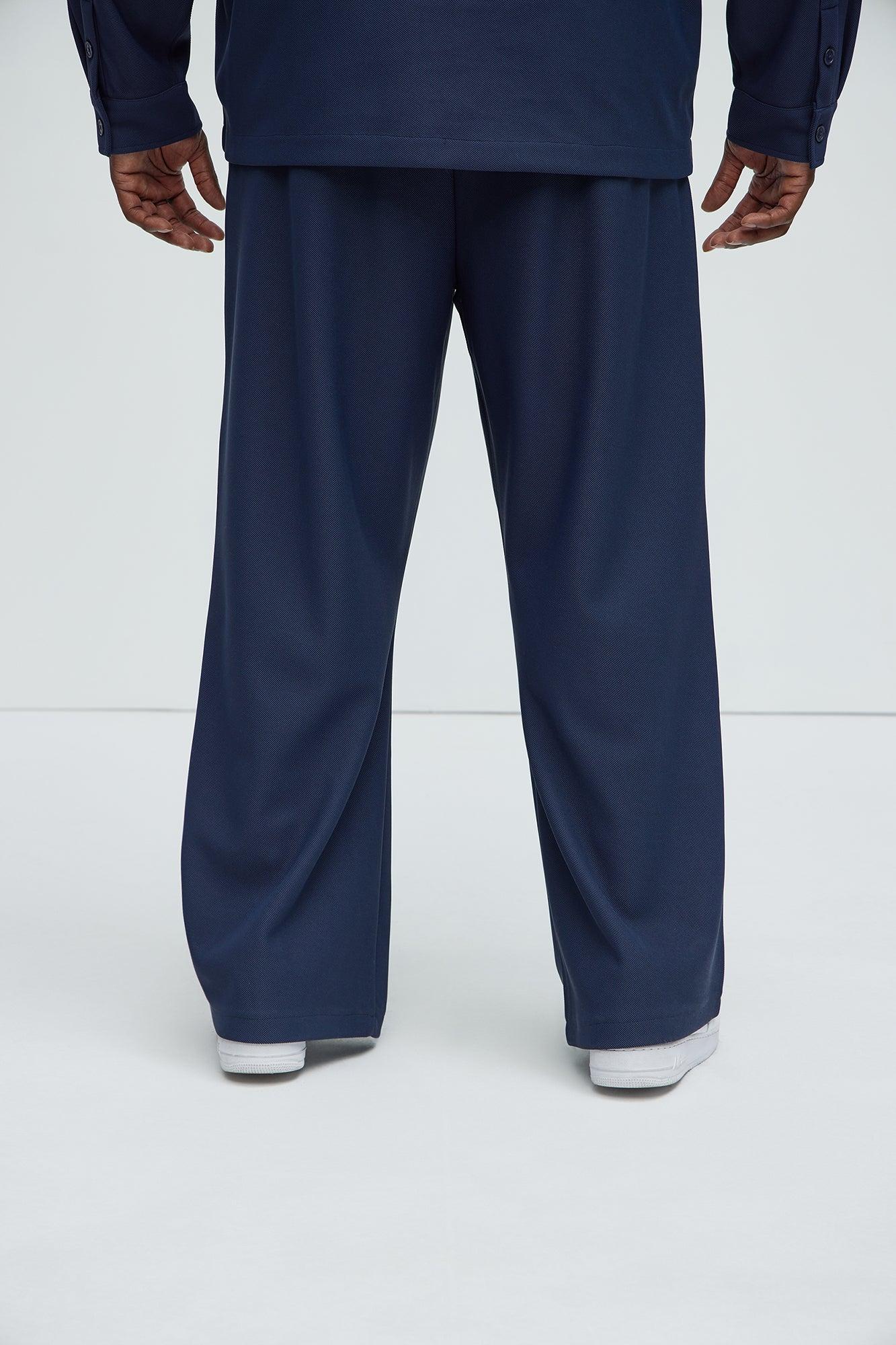 Turner Relaxed Trouser Pants - Navy Product Image