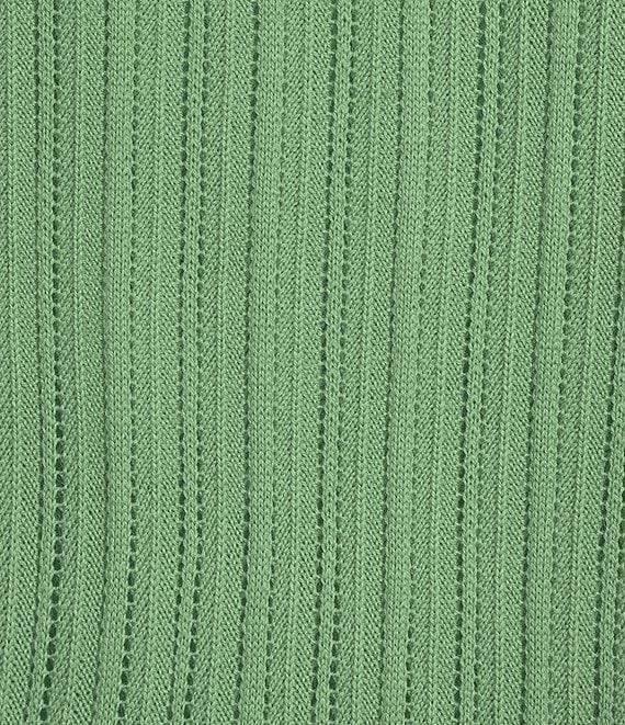 Murano From The Garden Collection Textured Short Sleeve Snit Polo Sweater Product Image