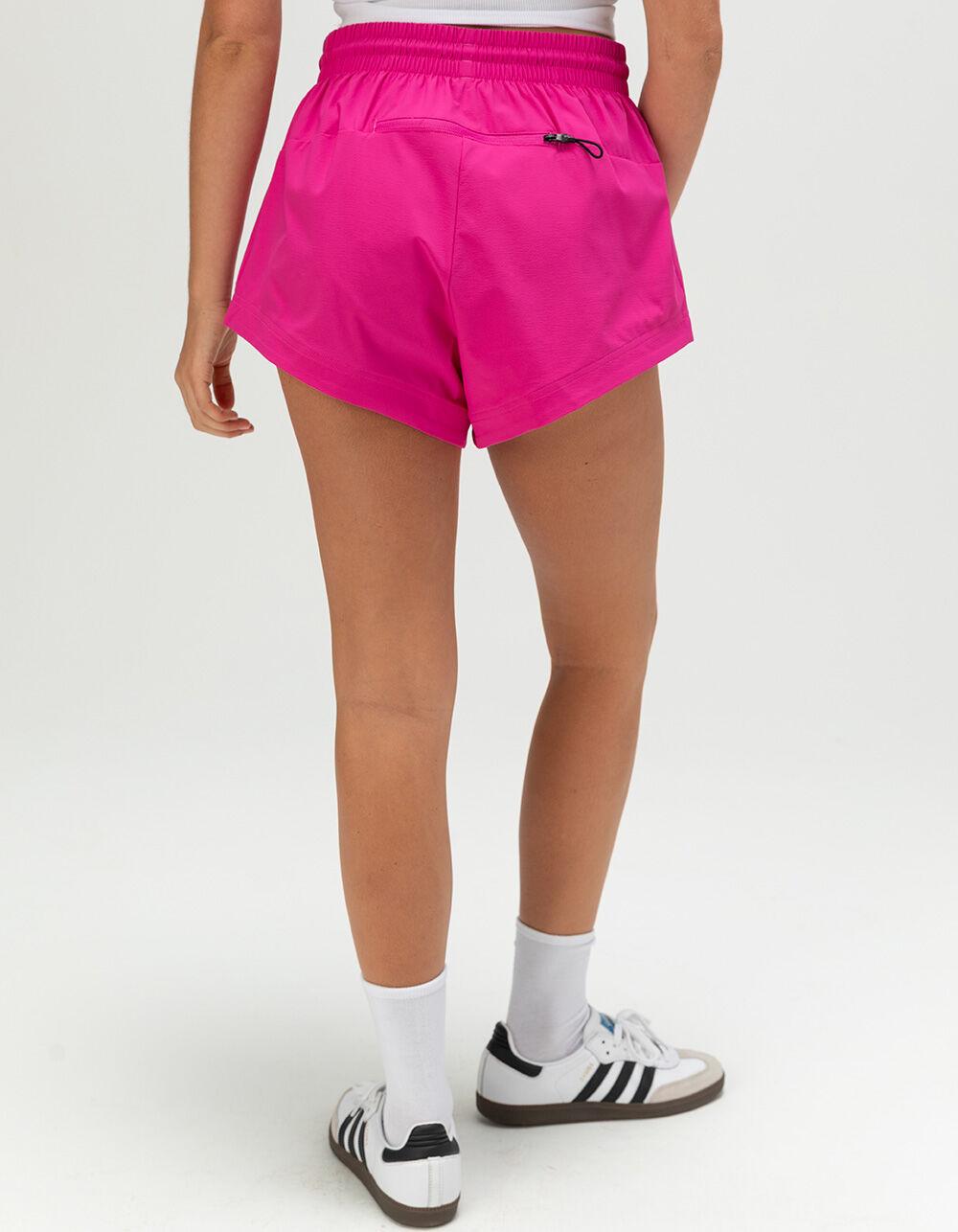 ADIDAS Sportswear Z.N.E. Woven Womens Shorts - FUSCHIA Product Image