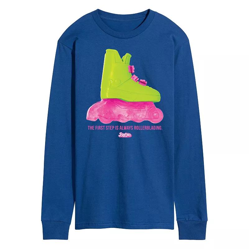 Mens Barbie Theatrical Rollerblading Long Sleeve Graphic Tee Product Image