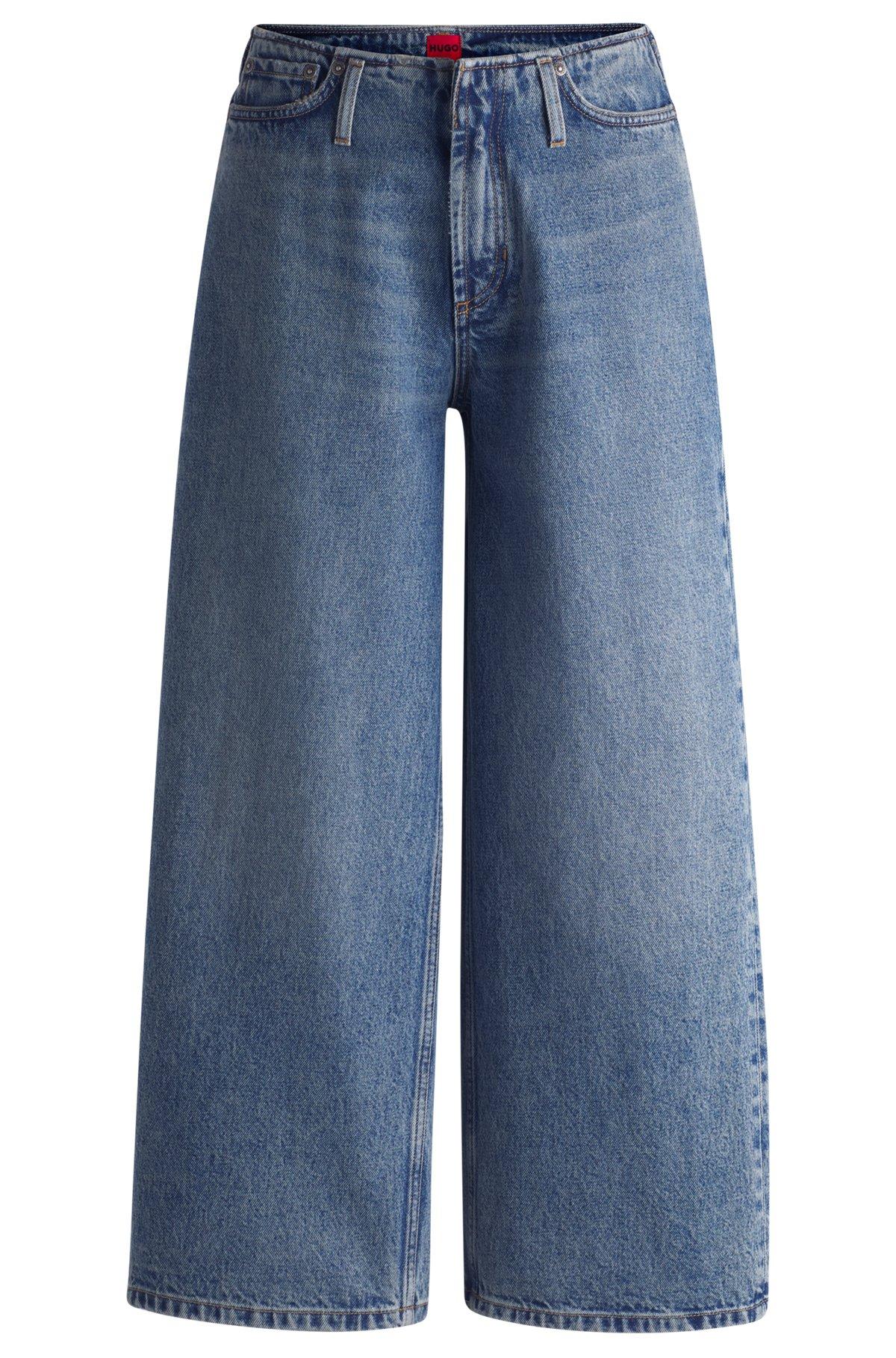 Relaxed-fit jeans with cropped length Product Image