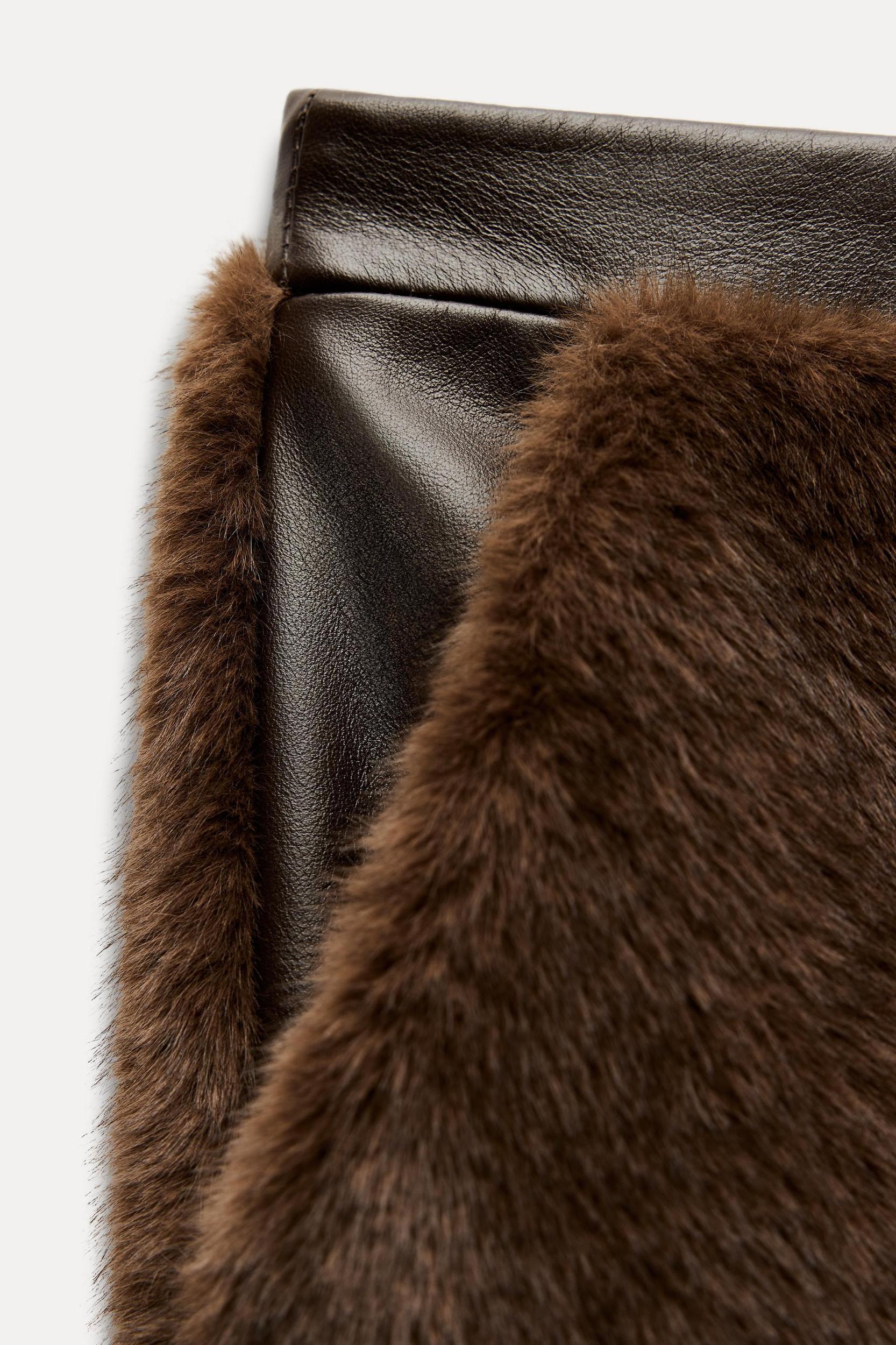 FAUX FUR MIDI SKIRT LIMITED EDITION Product Image