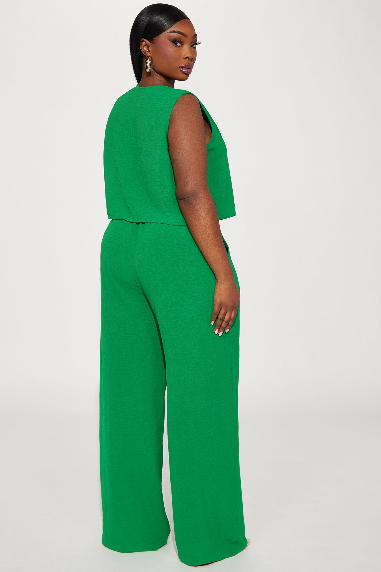 Good Memory Pant Set - Kelly Green Product Image