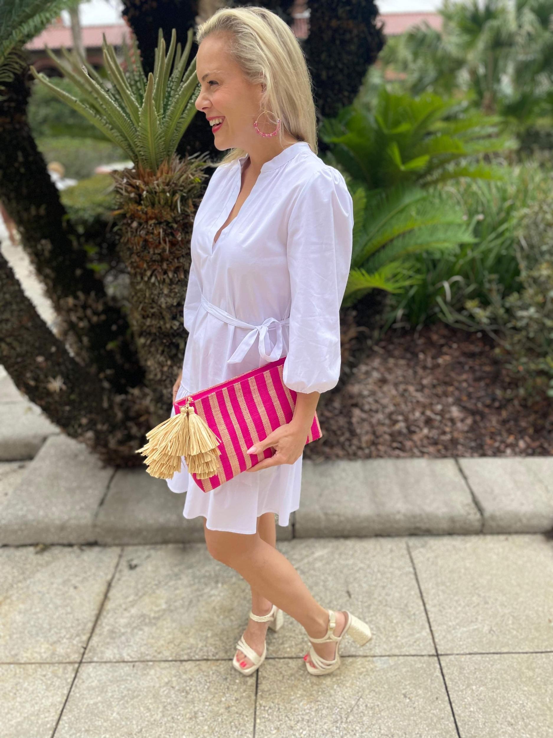 Poplin Shirtdress White Product Image