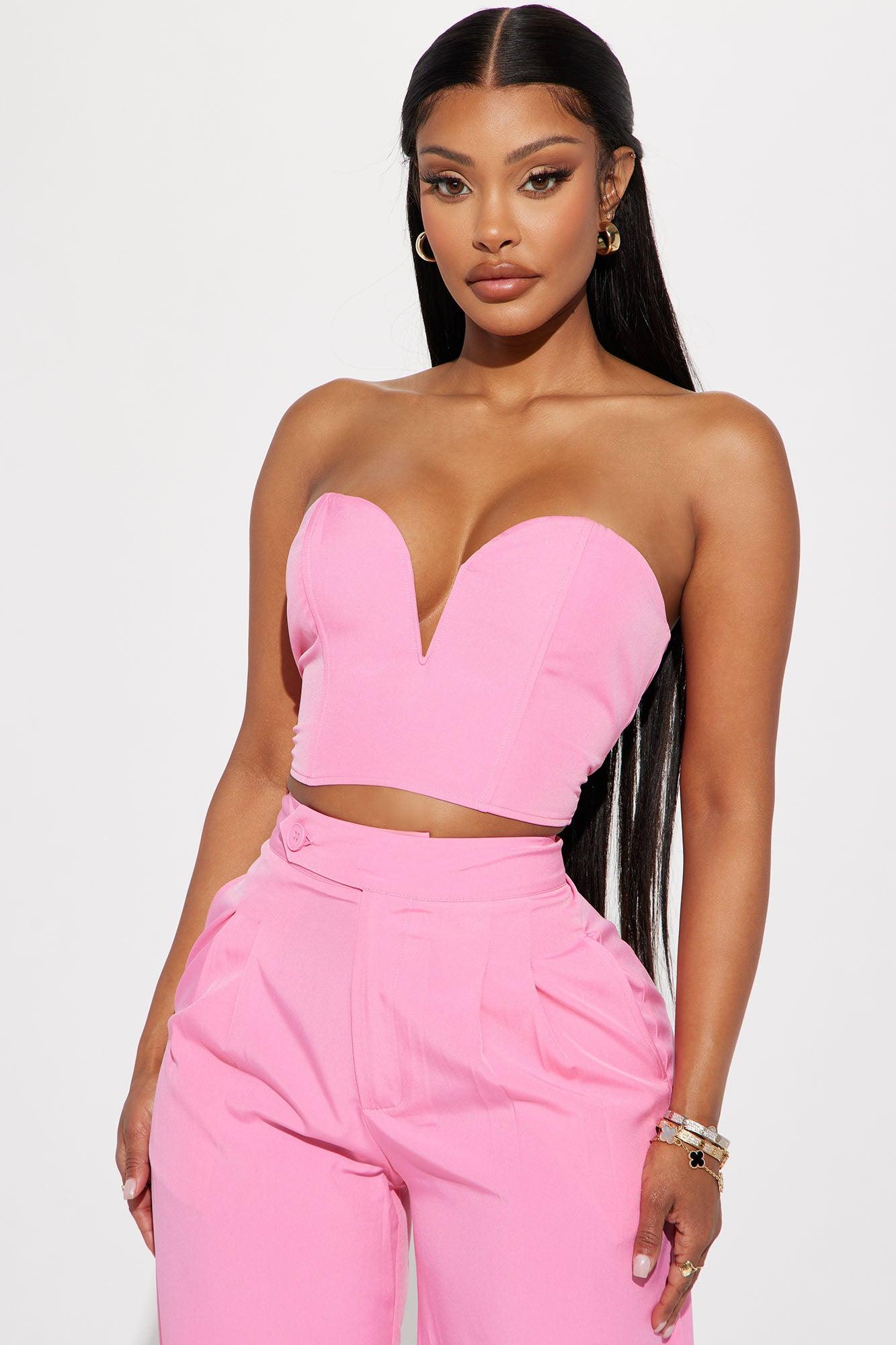 In Power Pant Set - Pink Product Image