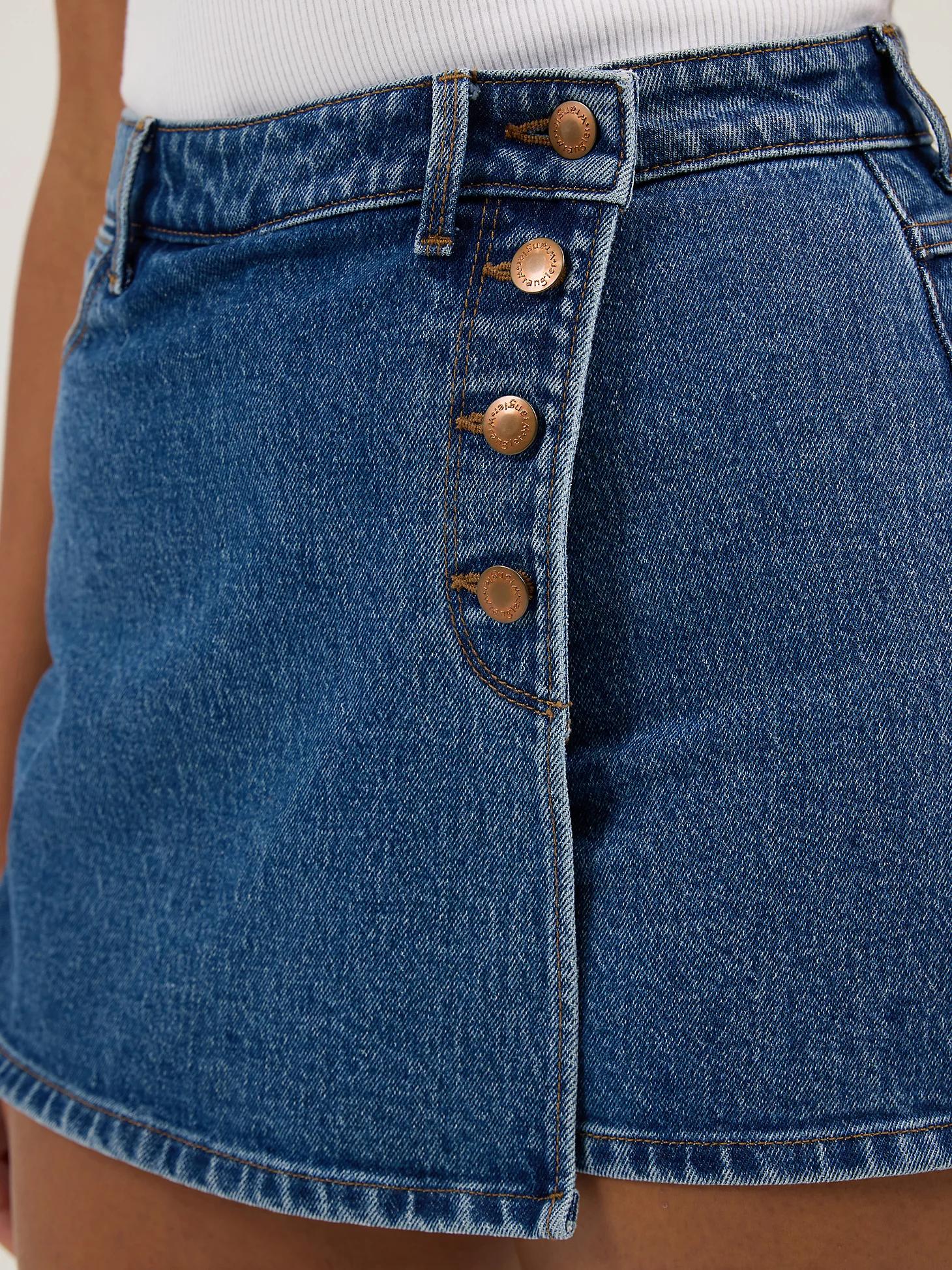 Women's Denim Skort | Women's SHORTS & SKIRTS | Wrangler® Product Image