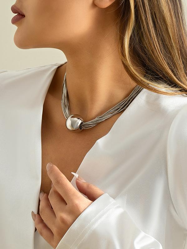 Original Stylish Statement Geometric Necklace Product Image