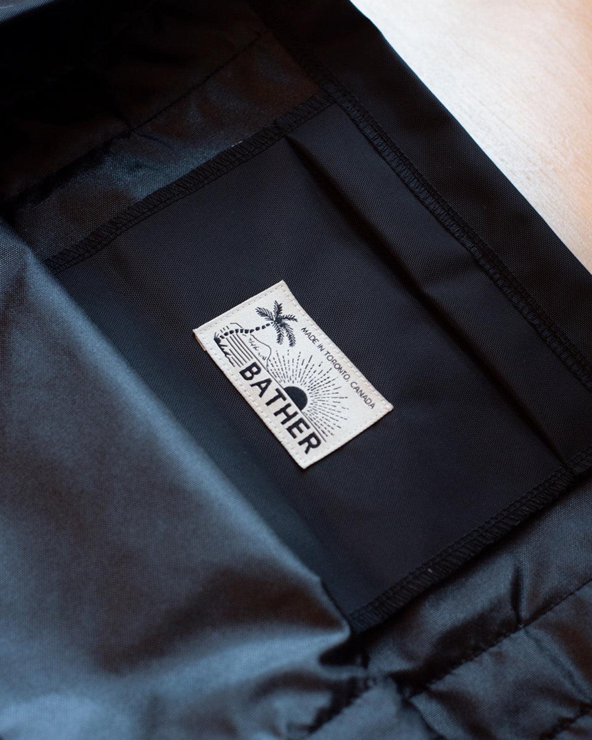 Black Mesh Beach Tote Product Image