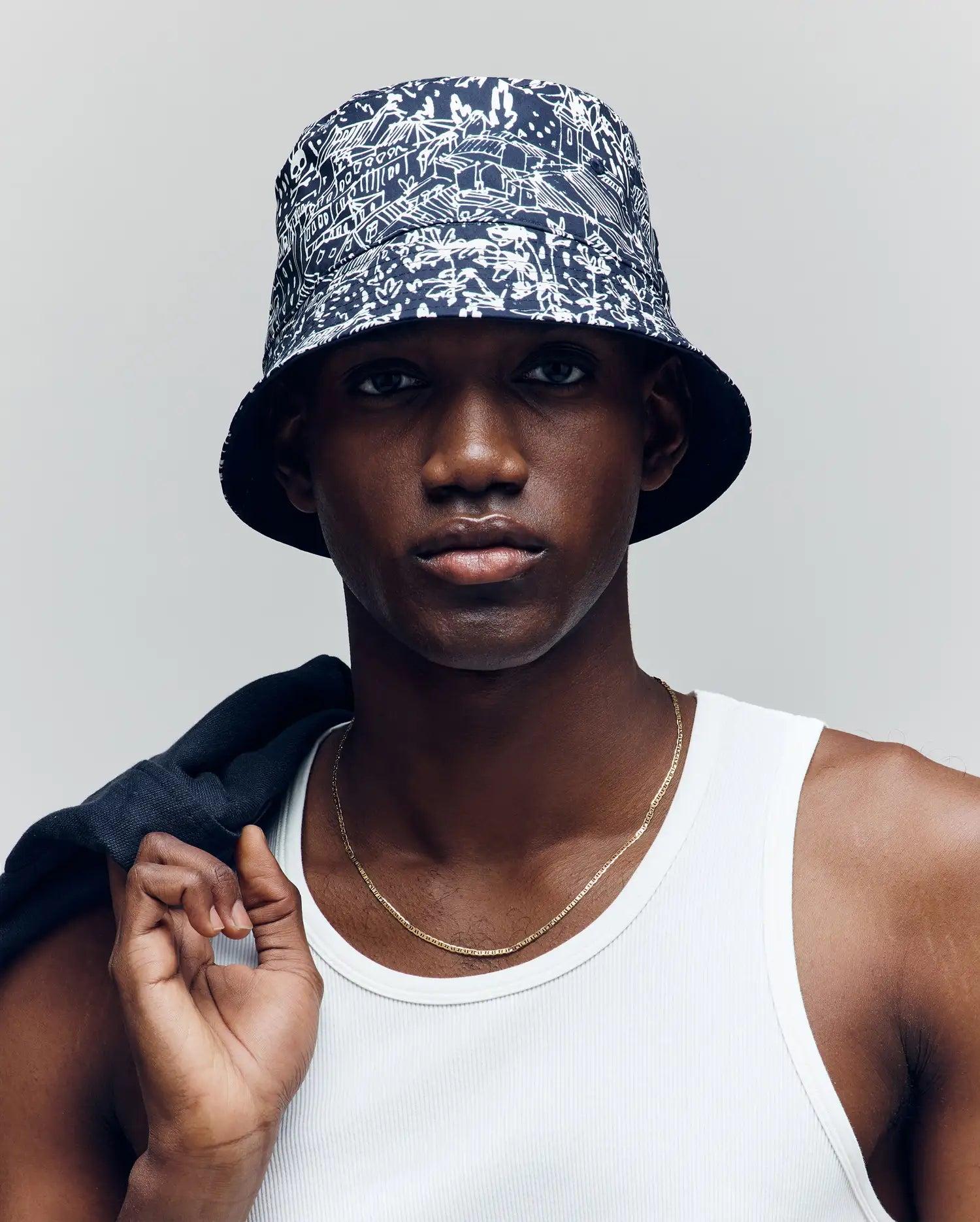 MENS NAXOS REVERSIBLE BUCKET HAT - MO1500006 Male Product Image