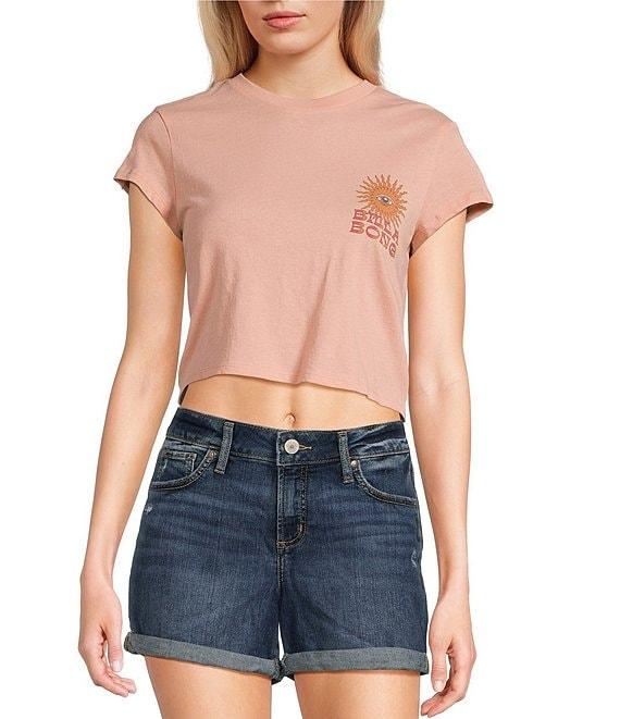 Billabong Wave Trip Short Sleeve Crop Graphic Baby T-Shirt Product Image