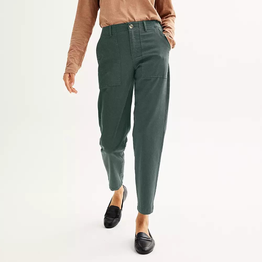 Women's Sonoma Goods For Life® Utility Straight Leg Pants, Size: Large, Nightlife Gray Product Image