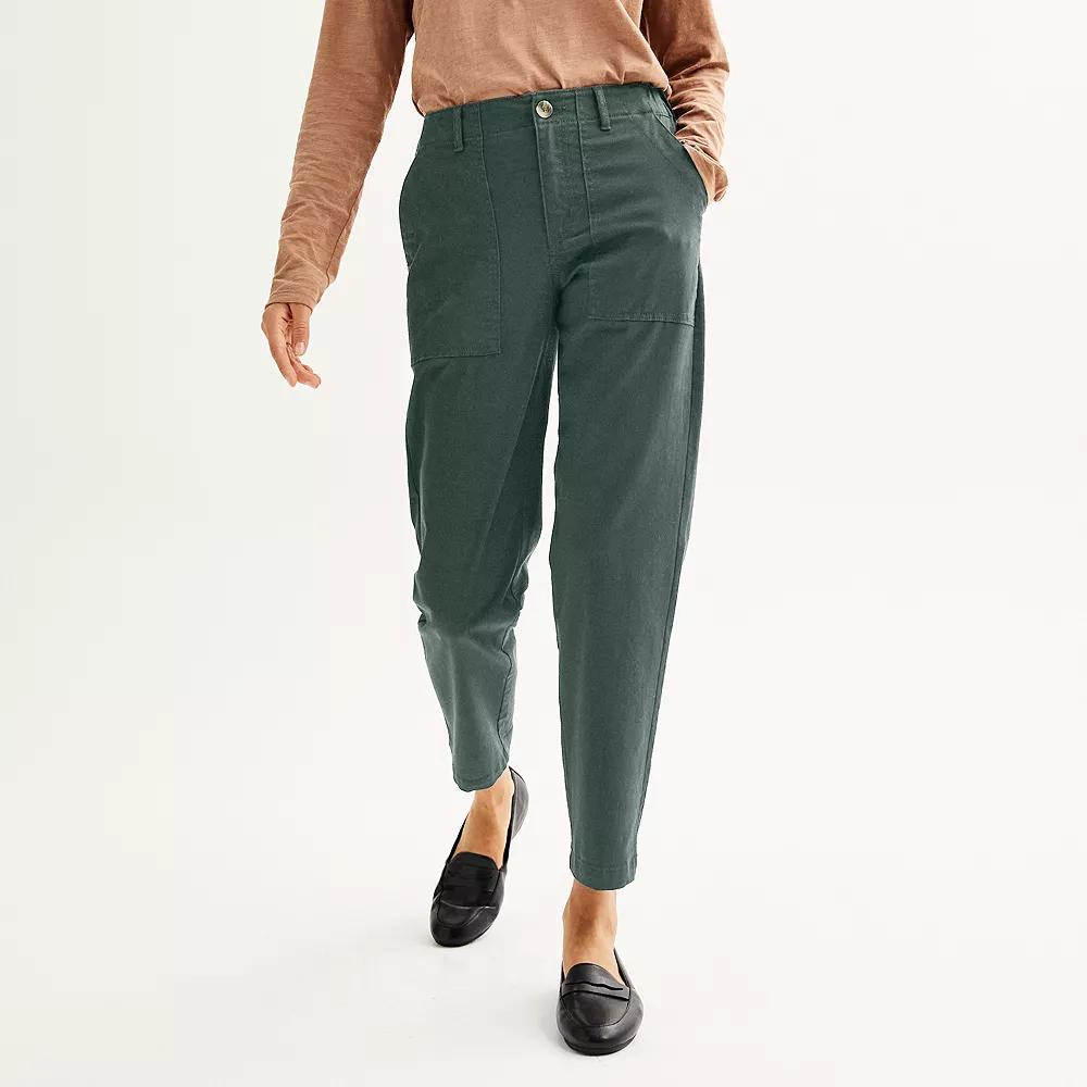 Women's Sonoma Goods For Life® Utility Straight Leg Pants, Size: Large, Nightlife Gray Product Image