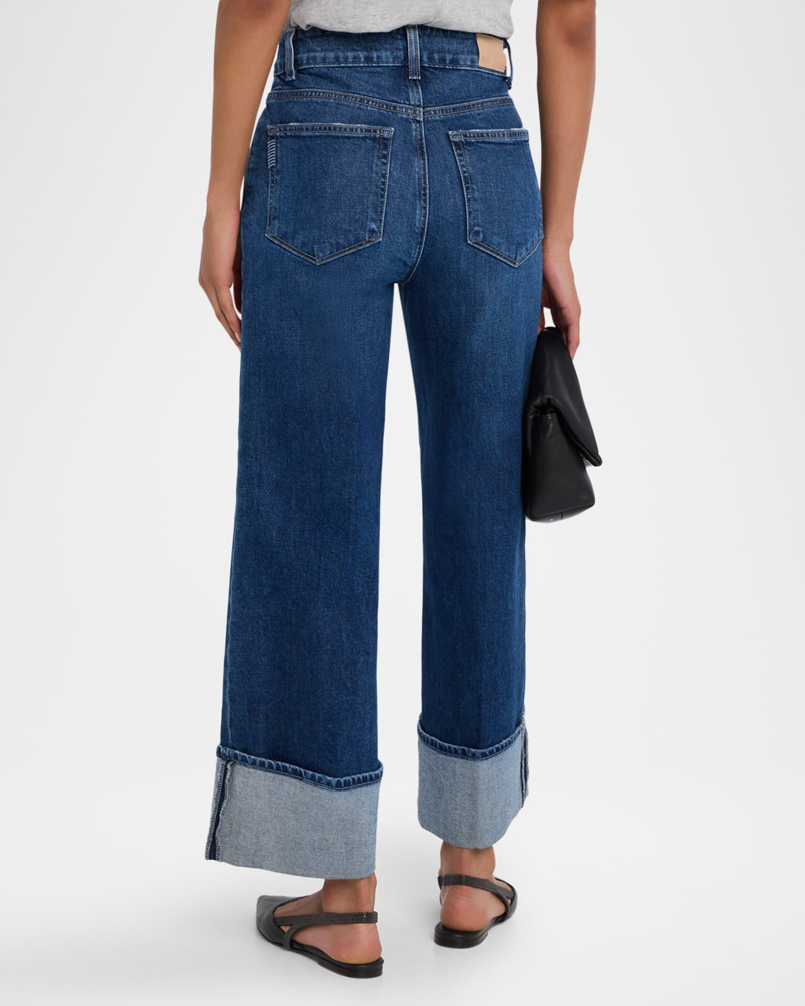 Sasha Ankle Jeans with Wide Cuff Product Image