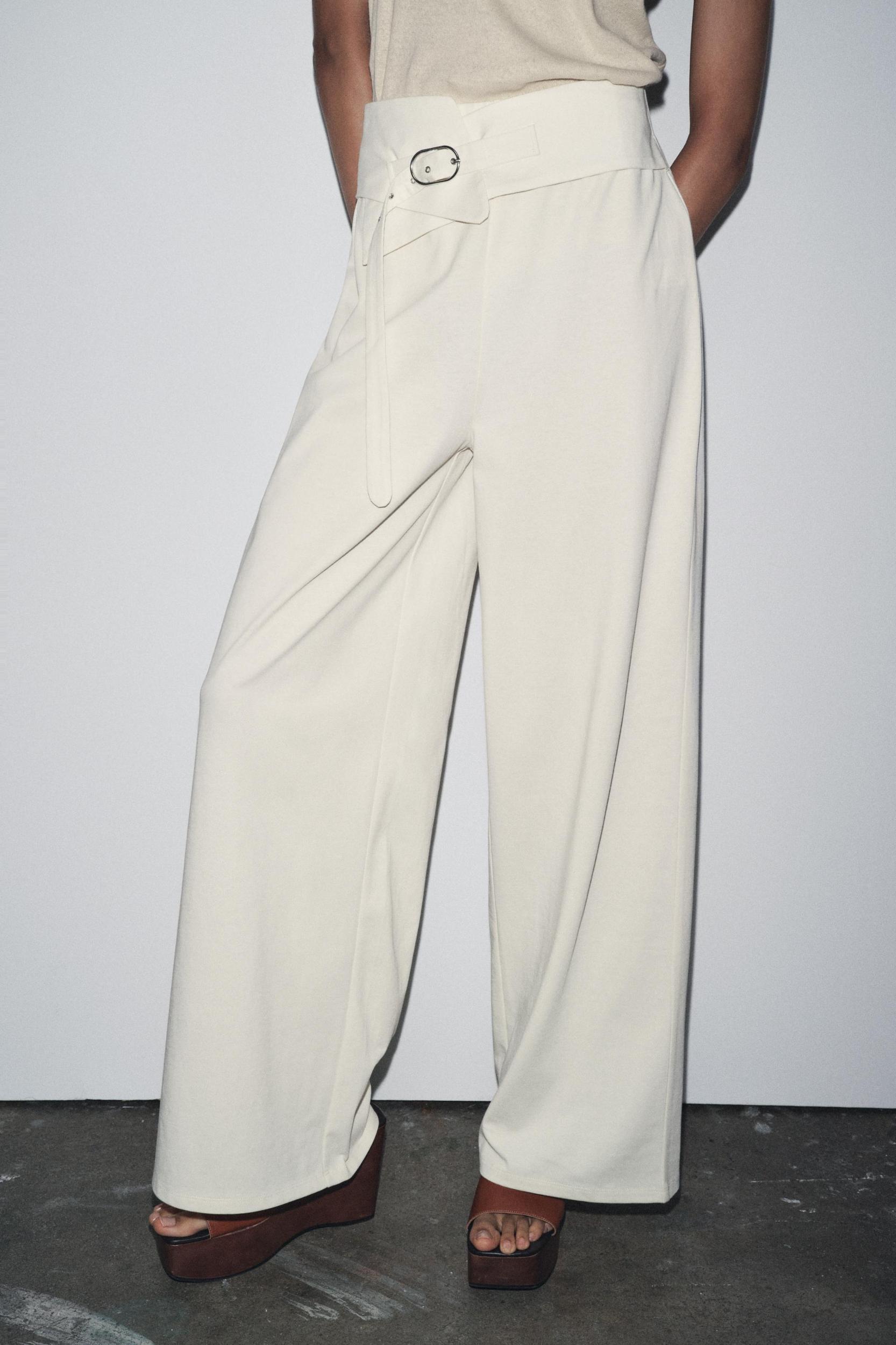 BELTED PANTS Product Image