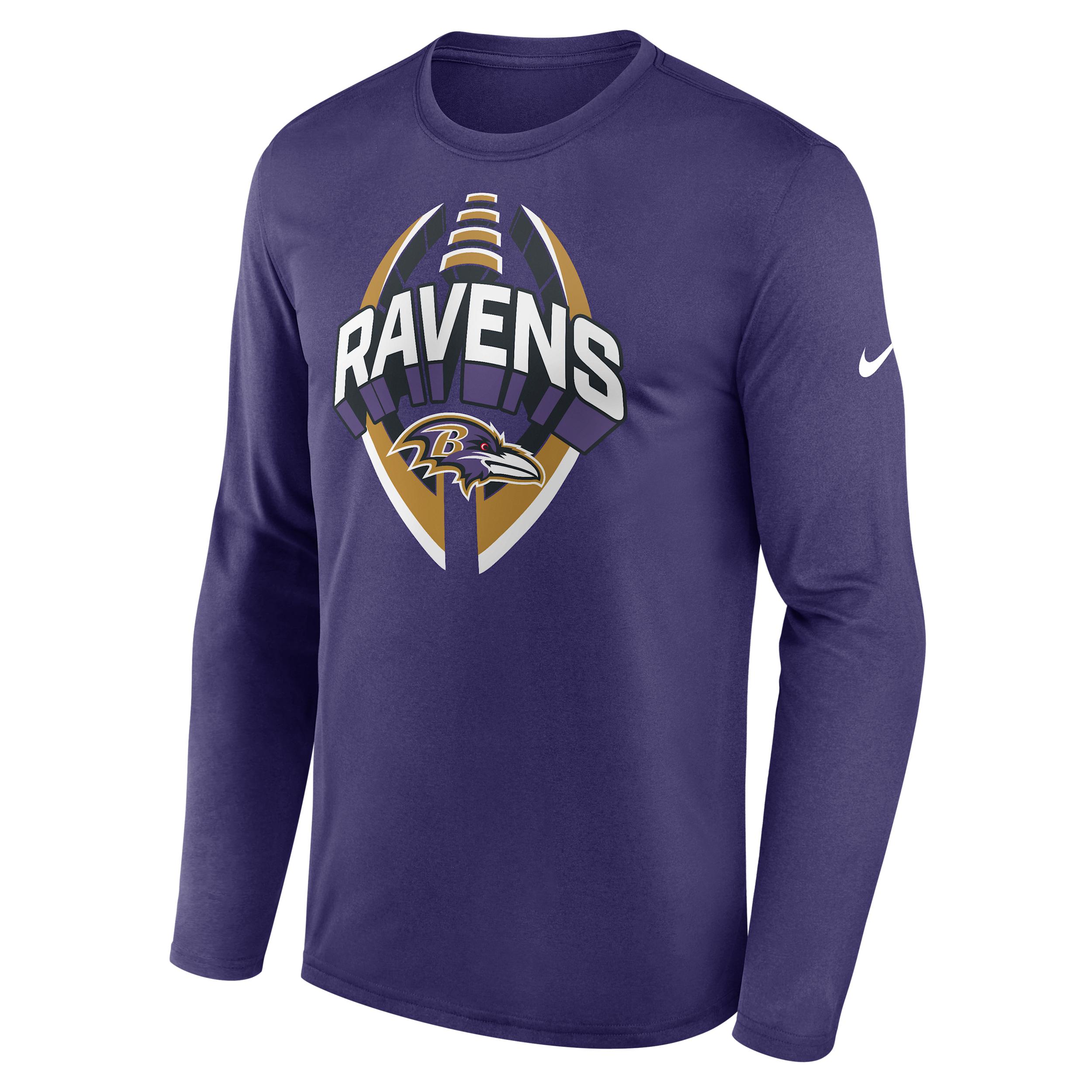 New England Patriots Legend Icon Nike Mens Dri-FIT NFL Long-Sleeve T-Shirt | NKHT41S8K-NCF Product Image