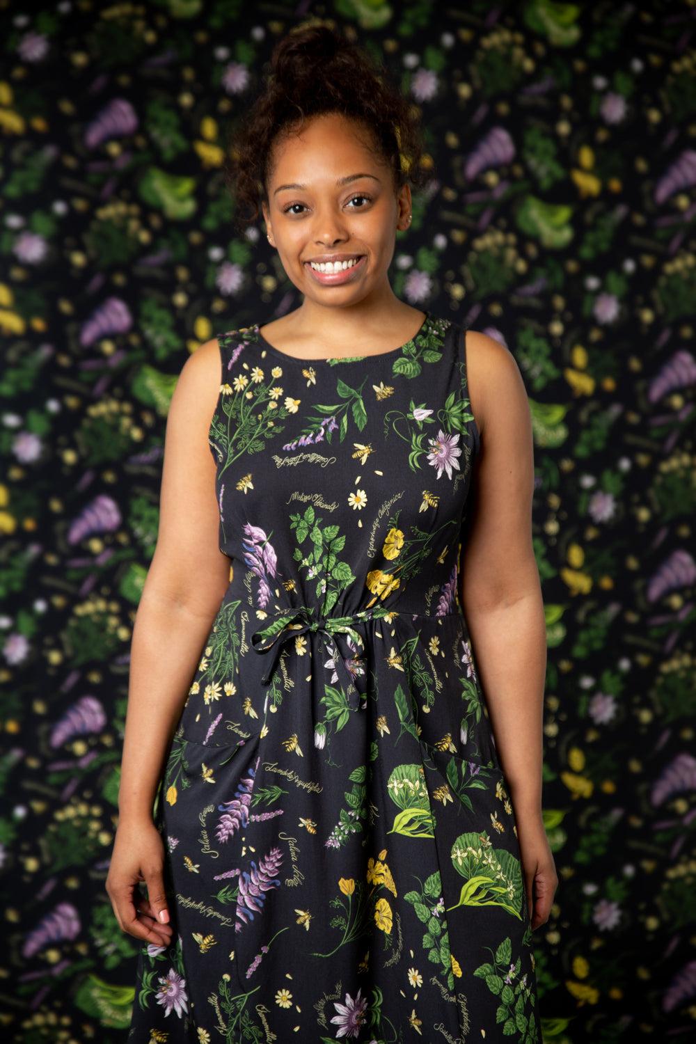 Rhiannon Dress in Nervine Ecovero Product Image