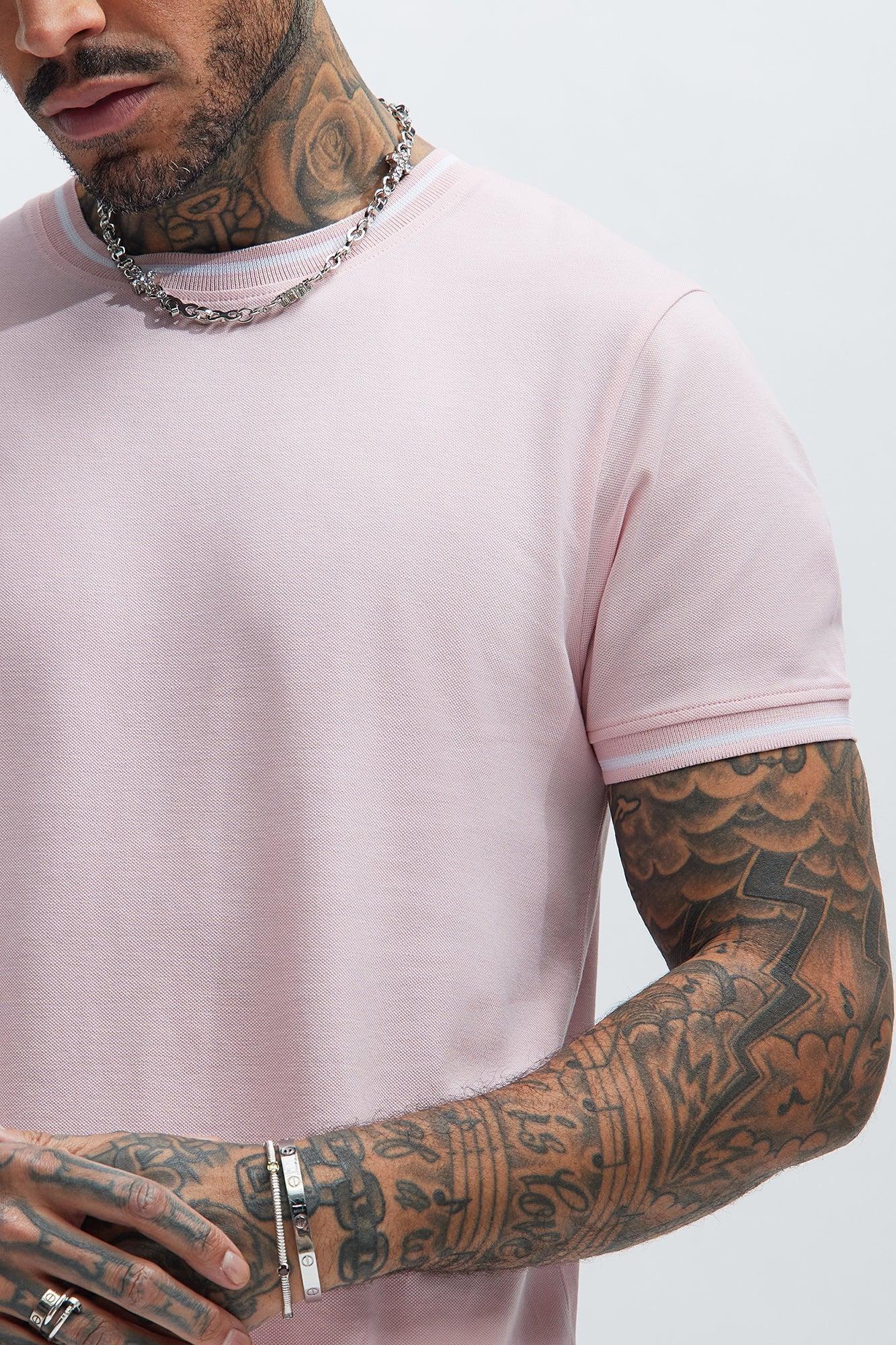 Jaxon Short Sleeve Tee - Pink Product Image