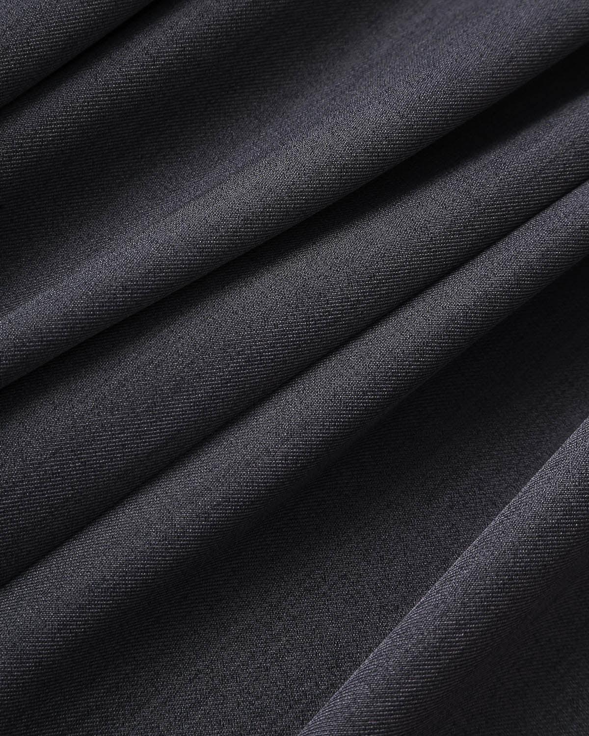 Grey Natural Waisted Casual Straight Pants Product Image