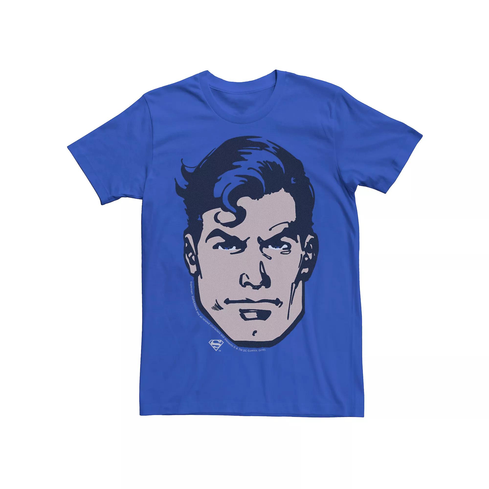 Men's DC Comics Superman Big Face Portrait Graphic Tee,  Product Image