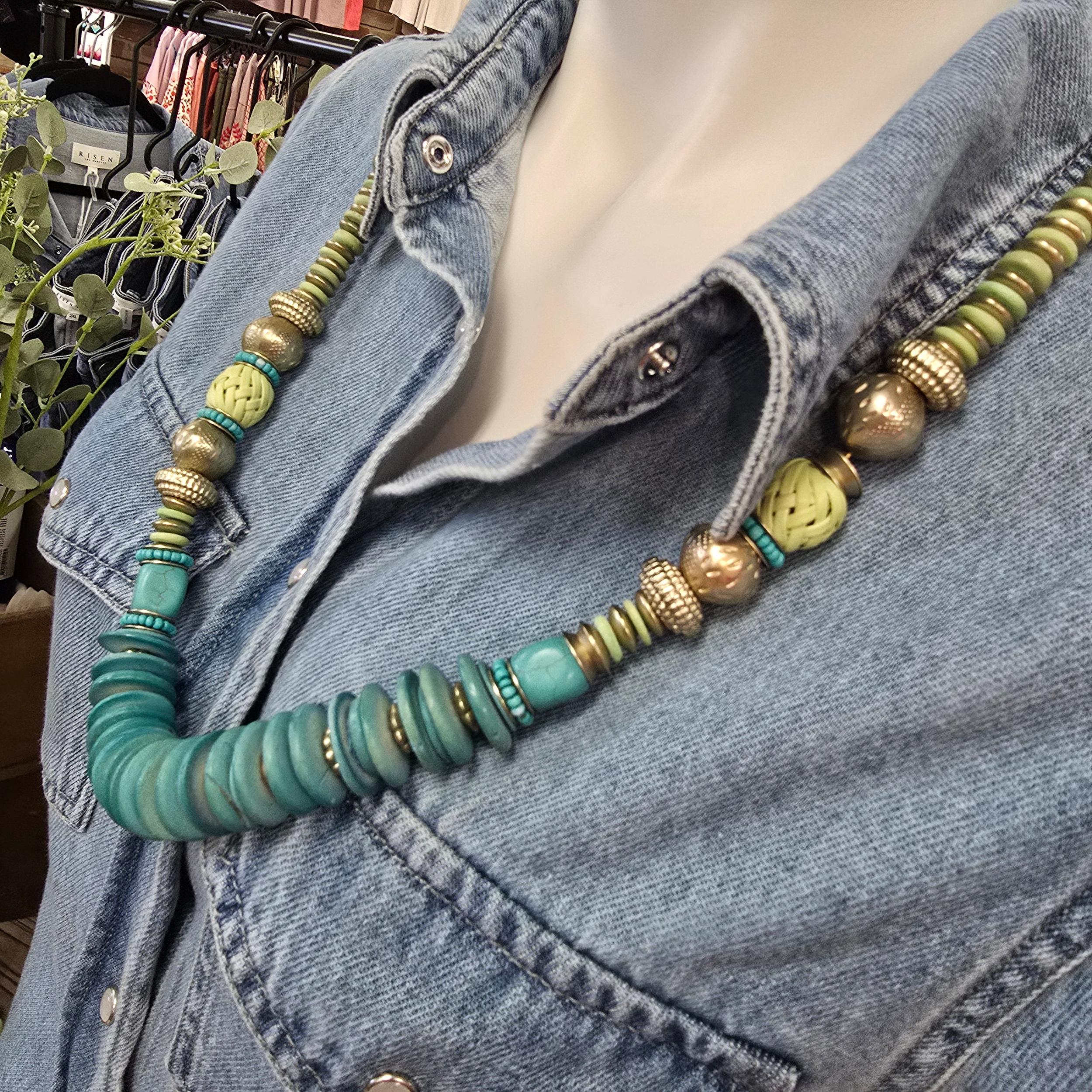 Vintage Chico's Beaded Necklace Product Image